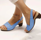 Women's Comfy Elegant Low Chunky Heel Shoes